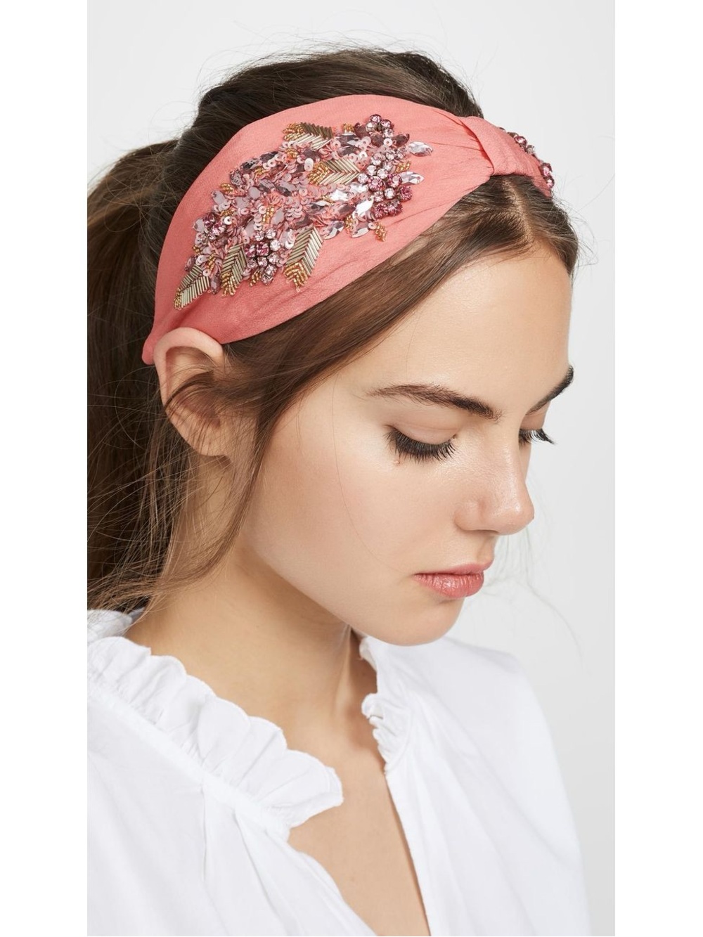 Namjosh Embellished Yellow Padded Headband - Picture 8 of 8
